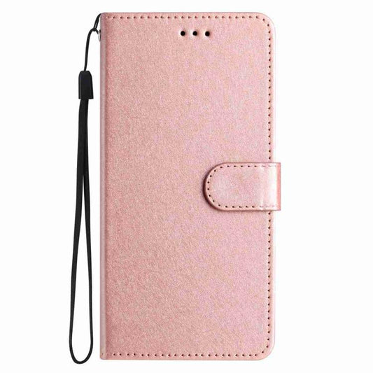 For iPhone Air Silk Texture Horizontal Flip Leather Phone Case(Rose Gold) - iPhone Air Cases by buy2fix | Online Shopping UK | buy2fix