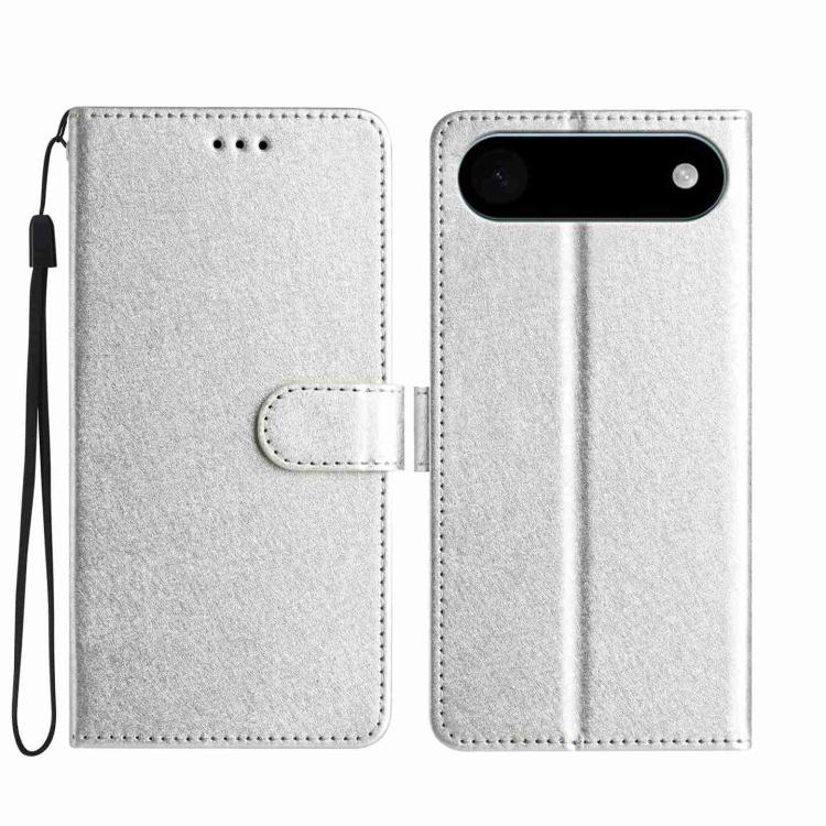 For iPhone Air Silk Texture Horizontal Flip Leather Phone Case(Silver) - iPhone Air Cases by buy2fix | Online Shopping UK | buy2fix