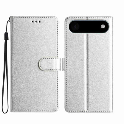 For iPhone Air Silk Texture Horizontal Flip Leather Phone Case(Silver) - iPhone Air Cases by buy2fix | Online Shopping UK | buy2fix