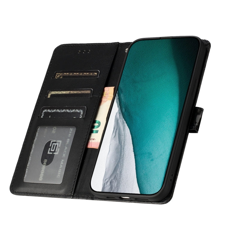 For iPhone 16 Pro Max Crocodile Texture Horizontal Flip Leather Phone Case(Black) by buy2fix