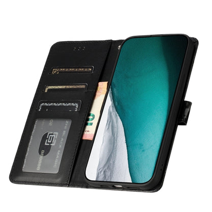 For iPhone 16 Pro Max Crocodile Texture Horizontal Flip Leather Phone Case(Black) by buy2fix