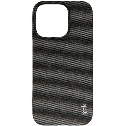 For iPhone 16 Pro imak Ruiyi Series Cloth Texture PU + PC Phone Case(Black) by imak