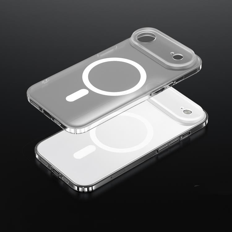 For iPhone Air SULADA Crystal Sand Series Electroplating Frosted MagSafe Magnetic Phone Case(Transparent) - iPhone Air Cases by SULADA | Online Shopping UK | buy2fix