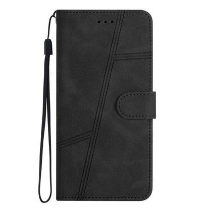 For iPhone Air Skin-feel Stitching Leather Phone Case(Black) - iPhone Air Cases by buy2fix | Online Shopping UK | buy2fix