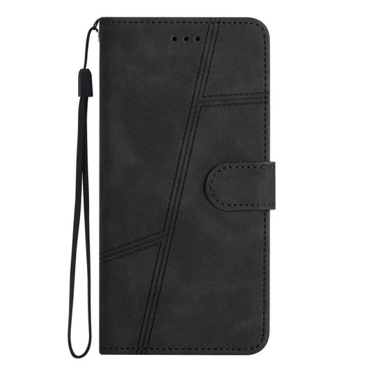 For iPhone Air Skin-feel Stitching Leather Phone Case(Black) - iPhone Air Cases by buy2fix | Online Shopping UK | buy2fix