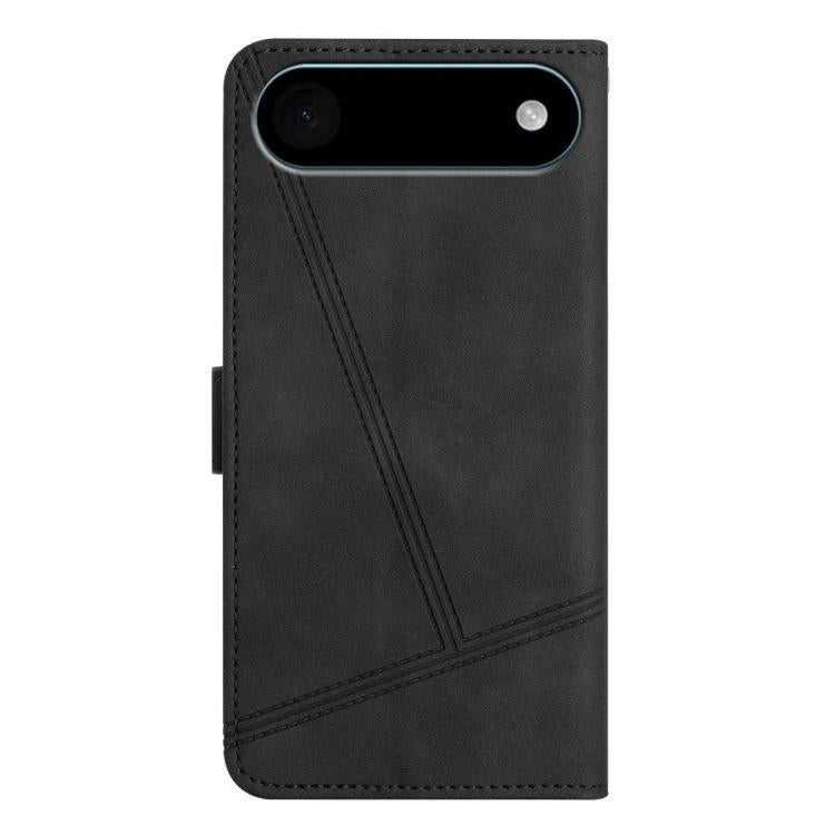 For iPhone Air Skin-feel Stitching Leather Phone Case(Black) - iPhone Air Cases by buy2fix | Online Shopping UK | buy2fix