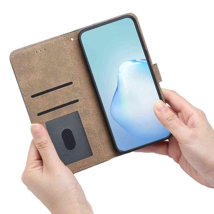 For iPhone Air Skin-feel Stitching Leather Phone Case(Black) - iPhone Air Cases by buy2fix | Online Shopping UK | buy2fix