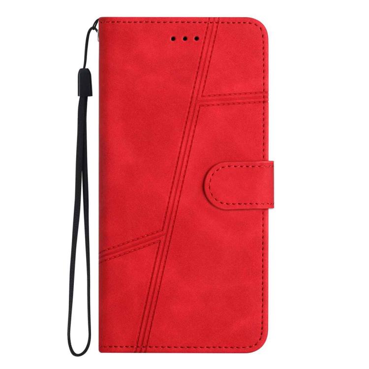 For iPhone Air Skin-feel Stitching Leather Phone Case(Red) - iPhone Air Cases by buy2fix | Online Shopping UK | buy2fix