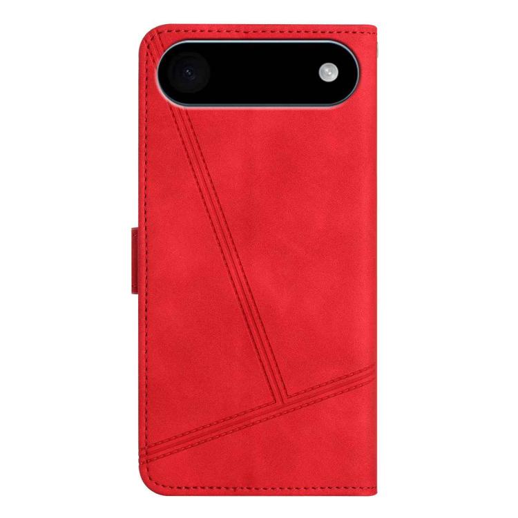 For iPhone Air Skin-feel Stitching Leather Phone Case(Red) - iPhone Air Cases by buy2fix | Online Shopping UK | buy2fix