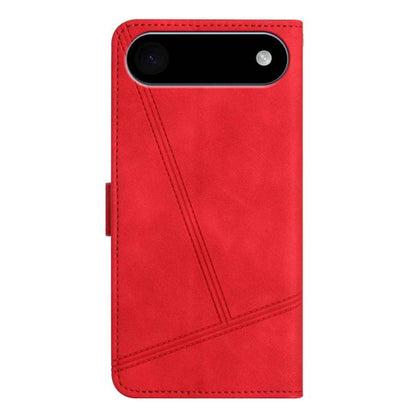 For iPhone Air Skin-feel Stitching Leather Phone Case(Red) - iPhone Air Cases by buy2fix | Online Shopping UK | buy2fix