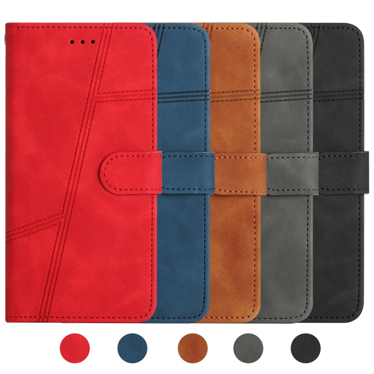 For iPhone 16 Pro Skin-feel Stitching Leather Phone Case(Black) by buy2fix