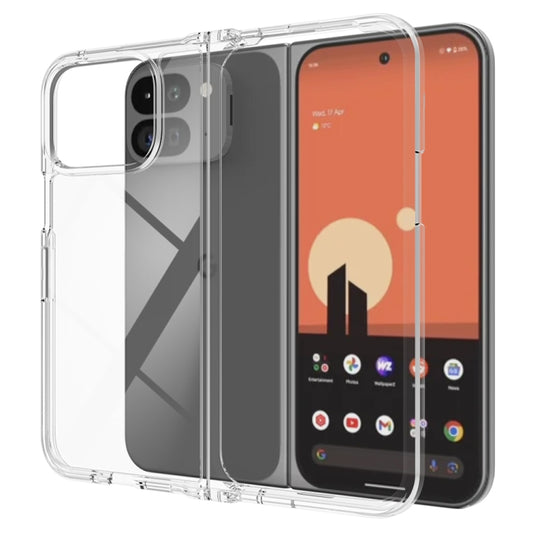 For Google Pixel 9 Pro Fold Scratchproof Acrylic TPU Phone Case(Transparent) by buy2fix