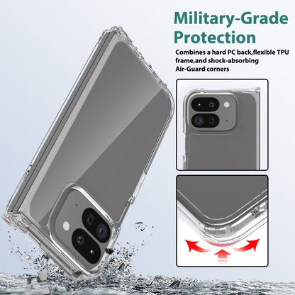 For Google Pixel 9 Pro Fold Scratchproof Acrylic TPU Phone Case(Transparent) by buy2fix