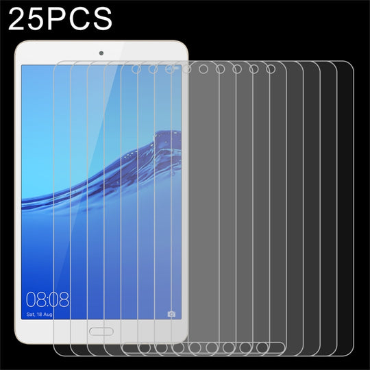 For Huawei Tablet C5 8.0 25 PCS 9H HD Explosion-proof Tempered Glass Film