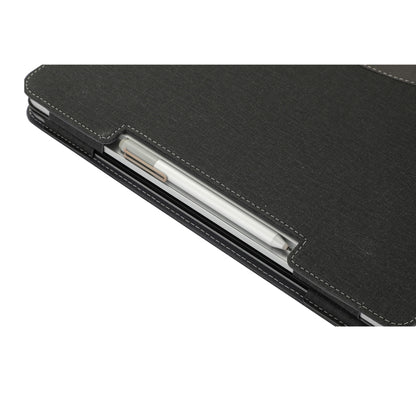 For Microsoft Surface Laptop Studio 2 Cotton Cloth Texture Leather Laptop Protective Case(Black) by buy2fix
