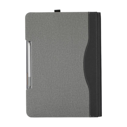 For Microsoft Surface Laptop Studio 2 Cotton Cloth Texture Leather Laptop Protective Case(Light Grey) by buy2fix