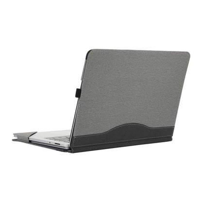 For Microsoft Surface Laptop Studio 2 Cotton Cloth Texture Leather Laptop Protective Case(Light Grey) by buy2fix