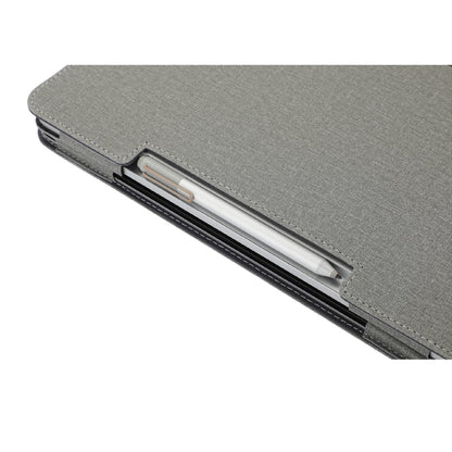 For Microsoft Surface Laptop Studio 2 Cotton Cloth Texture Leather Laptop Protective Case(Light Grey) by buy2fix