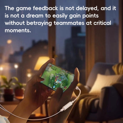 Type-C to 8 Pin / 3.5mm Audio Adapter Cable(White) - Earphone Adapter by buy2fix | Online Shopping UK | buy2fix