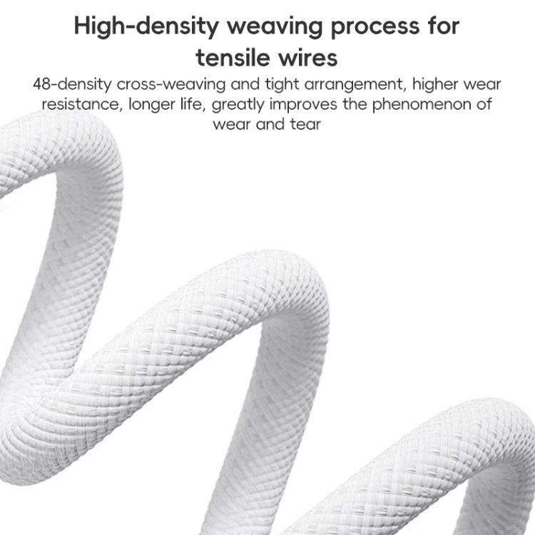 Type-C to 8 Pin / 3.5mm Audio Adapter Cable(White) - Earphone Adapter by buy2fix | Online Shopping UK | buy2fix