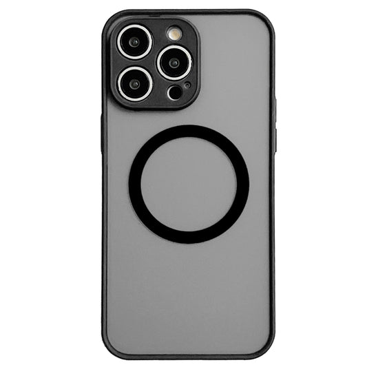 For iPhone 15 Pro Hawkeye Skin Feel MagSafe Phone Case(Black) - iPhone 15 Pro Cases by buy2fix | Online Shopping UK | buy2fix