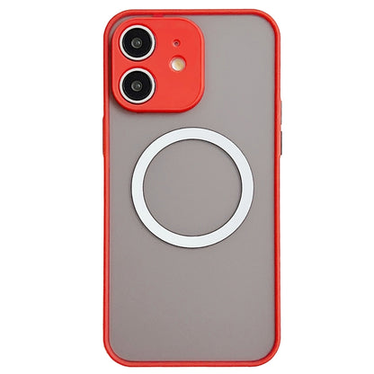 For iPhone 11 Hawkeye Skin Feel MagSafe Phone Case(Red) by buy2fix
