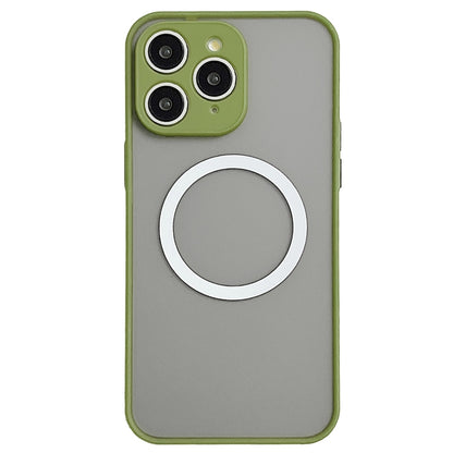 For iPhone 11 Pro Hawkeye Skin Feel MagSafe Phone Case(Army Green) by buy2fix