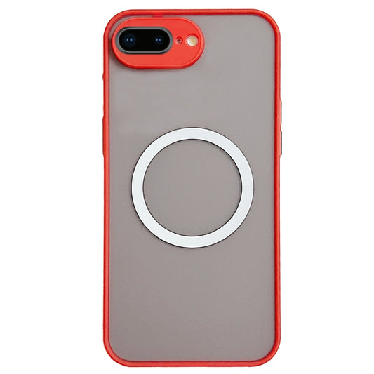 For iPhone 8 Plus / 7 Plus Hawkeye Skin Feel MagSafe Phone Case(Red) by buy2fix