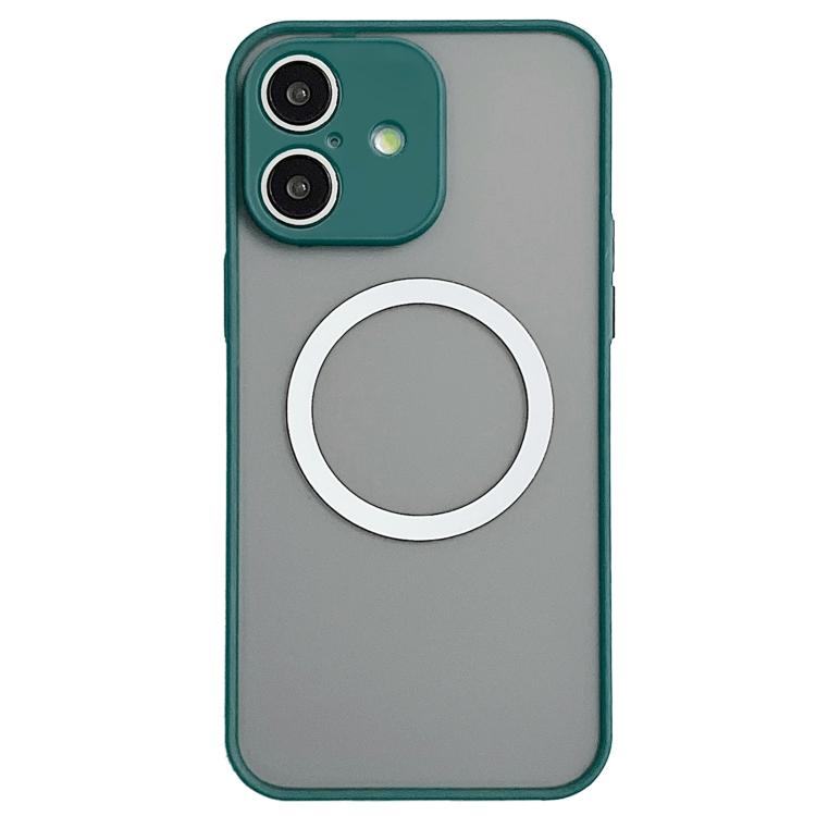 For iPhone 17 Hawkeye Skin Feel MagSafe Phone Case(Dark Green) - iPhone 17 Cases by buy2fix | Online Shopping UK | buy2fix