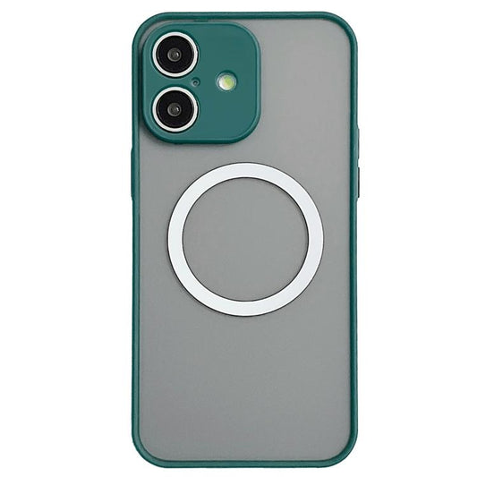 For iPhone 17 Hawkeye Skin Feel MagSafe Phone Case(Dark Green) - iPhone 17 Cases by buy2fix | Online Shopping UK | buy2fix