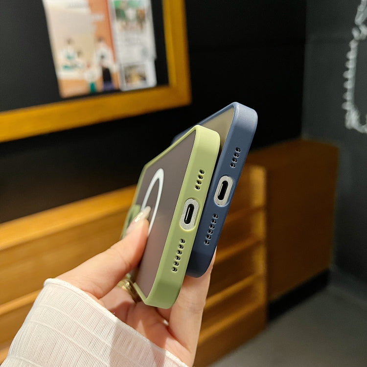 For iPhone 17 Pro Max Hawkeye Skin Feel MagSafe Phone Case(Army Green) - iPhone 17 Pro Max Cases by buy2fix | Online Shopping UK | buy2fix