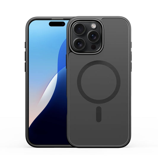 For iPhone 16 Pro DUX DUCIS Yind Series MagSafe TPU Hybrid PC Phone Case(Black) by DUX DUCIS