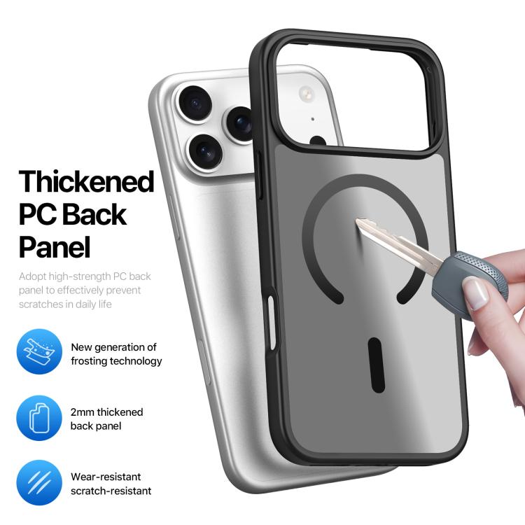 For iPhone 17 Pro DUX DUCIS Yind Series MagSafe TPU Hybrid PC Phone Case(Black) - iPhone 17 Pro Cases by DUX DUCIS | Online Shopping UK | buy2fix