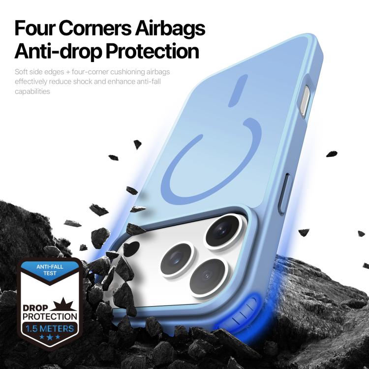 For iPhone 17 Pro DUX DUCIS Yind Series MagSafe TPU Hybrid PC Phone Case(Light Blue) - iPhone 17 Pro Cases by DUX DUCIS | Online Shopping UK | buy2fix