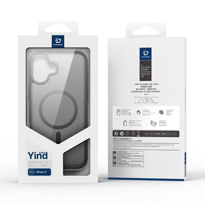 For iPhone 17 DUX DUCIS Yind Series MagSafe TPU Hybrid PC Phone Case(Black) - iPhone 17 Cases by DUX DUCIS | Online Shopping UK | buy2fix