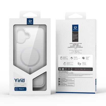 For iPhone 17 DUX DUCIS Yind Series MagSafe TPU Hybrid PC Phone Case(Grey) - iPhone 17 Cases by DUX DUCIS | Online Shopping UK | buy2fix