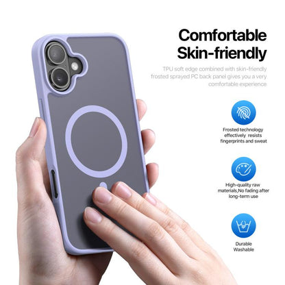 For iPhone 17 DUX DUCIS Yind Series MagSafe TPU Hybrid PC Phone Case(Light Purple) - iPhone 17 Cases by DUX DUCIS | Online Shopping UK | buy2fix