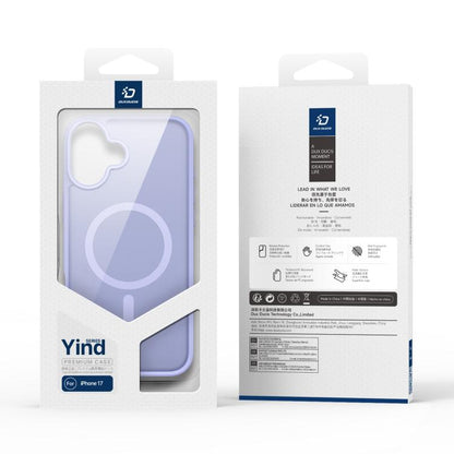 For iPhone 17 DUX DUCIS Yind Series MagSafe TPU Hybrid PC Phone Case(Light Purple) - iPhone 17 Cases by DUX DUCIS | Online Shopping UK | buy2fix