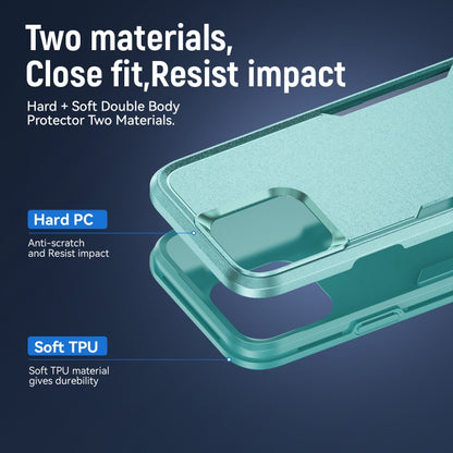 For iPhone 16 Pro Max Pioneer Armor Heavy Duty PC + TPU Phone Case(Green) by buy2fix