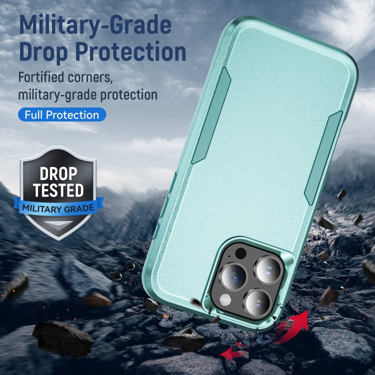 For iPhone 16 Pro Pioneer Armor Heavy Duty PC + TPU Phone Case(Green) by buy2fix