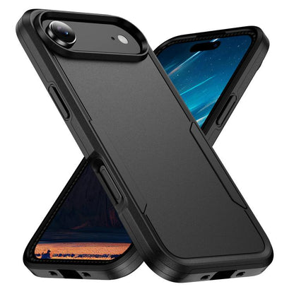 For iPhone Air Pioneer Armor Heavy Duty PC + TPU Phone Case(Black) - iPhone Air Cases by buy2fix | Online Shopping UK | buy2fix