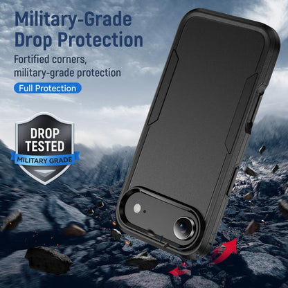 For iPhone Air Pioneer Armor Heavy Duty PC + TPU Phone Case(Black) - iPhone Air Cases by buy2fix | Online Shopping UK | buy2fix