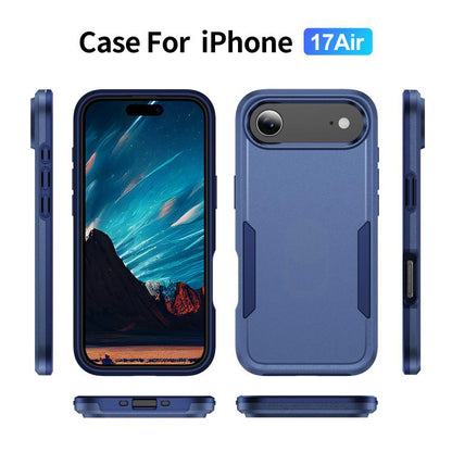 For iPhone Air Pioneer Armor Heavy Duty PC + TPU Phone Case(Blue) - iPhone Air Cases by buy2fix | Online Shopping UK | buy2fix