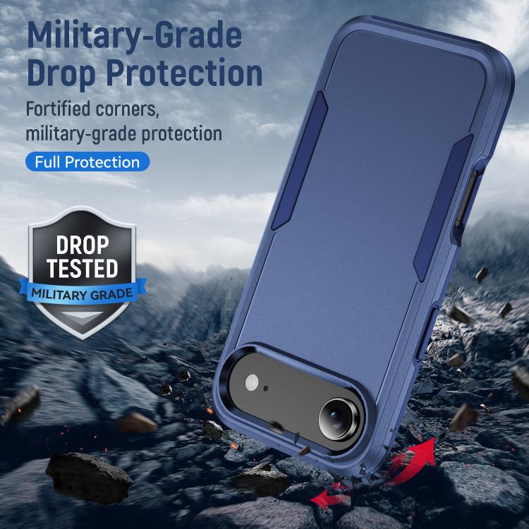 For iPhone Air Pioneer Armor Heavy Duty PC + TPU Phone Case(Blue) - iPhone Air Cases by buy2fix | Online Shopping UK | buy2fix