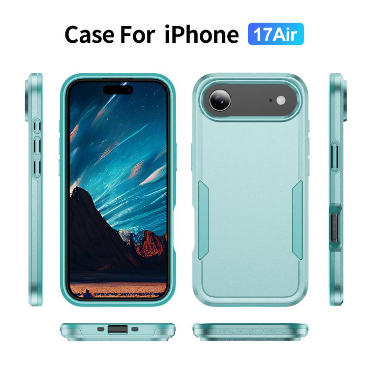 For iPhone Air Pioneer Armor Heavy Duty PC + TPU Phone Case(Green) - iPhone Air Cases by buy2fix | Online Shopping UK | buy2fix
