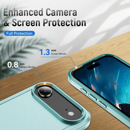 For iPhone Air Pioneer Armor Heavy Duty PC + TPU Phone Case(Green) - iPhone Air Cases by buy2fix | Online Shopping UK | buy2fix