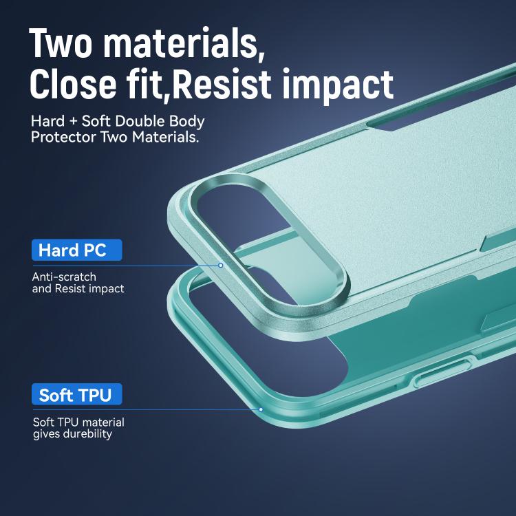 For iPhone Air Pioneer Armor Heavy Duty PC + TPU Phone Case(Green) - iPhone Air Cases by buy2fix | Online Shopping UK | buy2fix