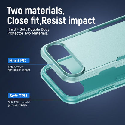 For iPhone Air Pioneer Armor Heavy Duty PC + TPU Phone Case(Green) - iPhone Air Cases by buy2fix | Online Shopping UK | buy2fix