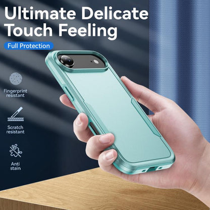 For iPhone Air Pioneer Armor Heavy Duty PC + TPU Phone Case(Green) - iPhone Air Cases by buy2fix | Online Shopping UK | buy2fix