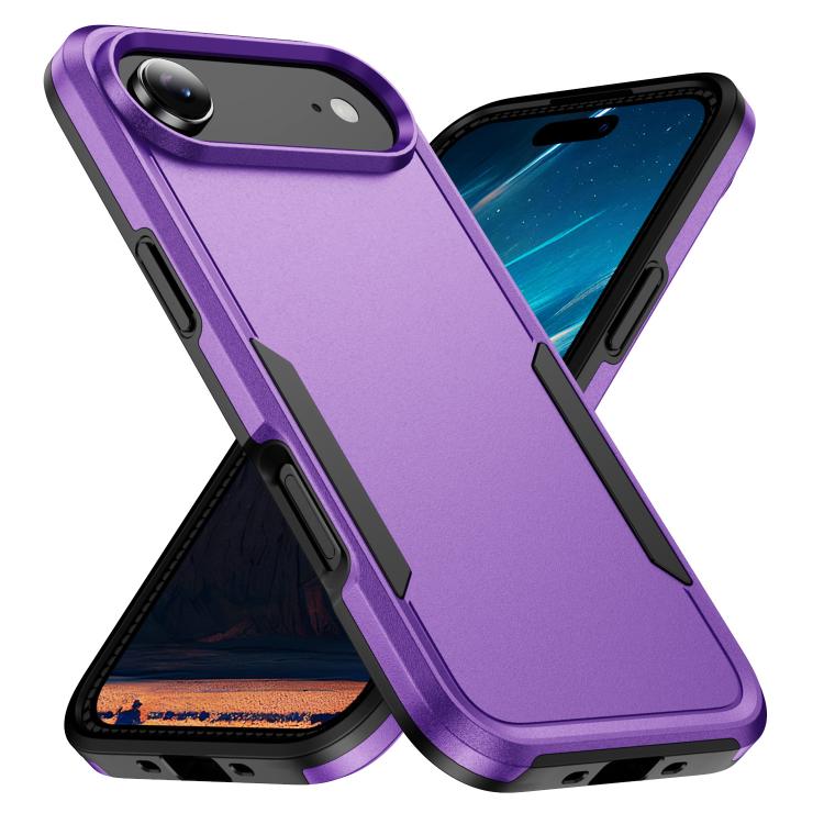 For iPhone Air Pioneer Armor Heavy Duty PC + TPU Phone Case(Purple+Black) - iPhone Air Cases by buy2fix | Online Shopping UK | buy2fix